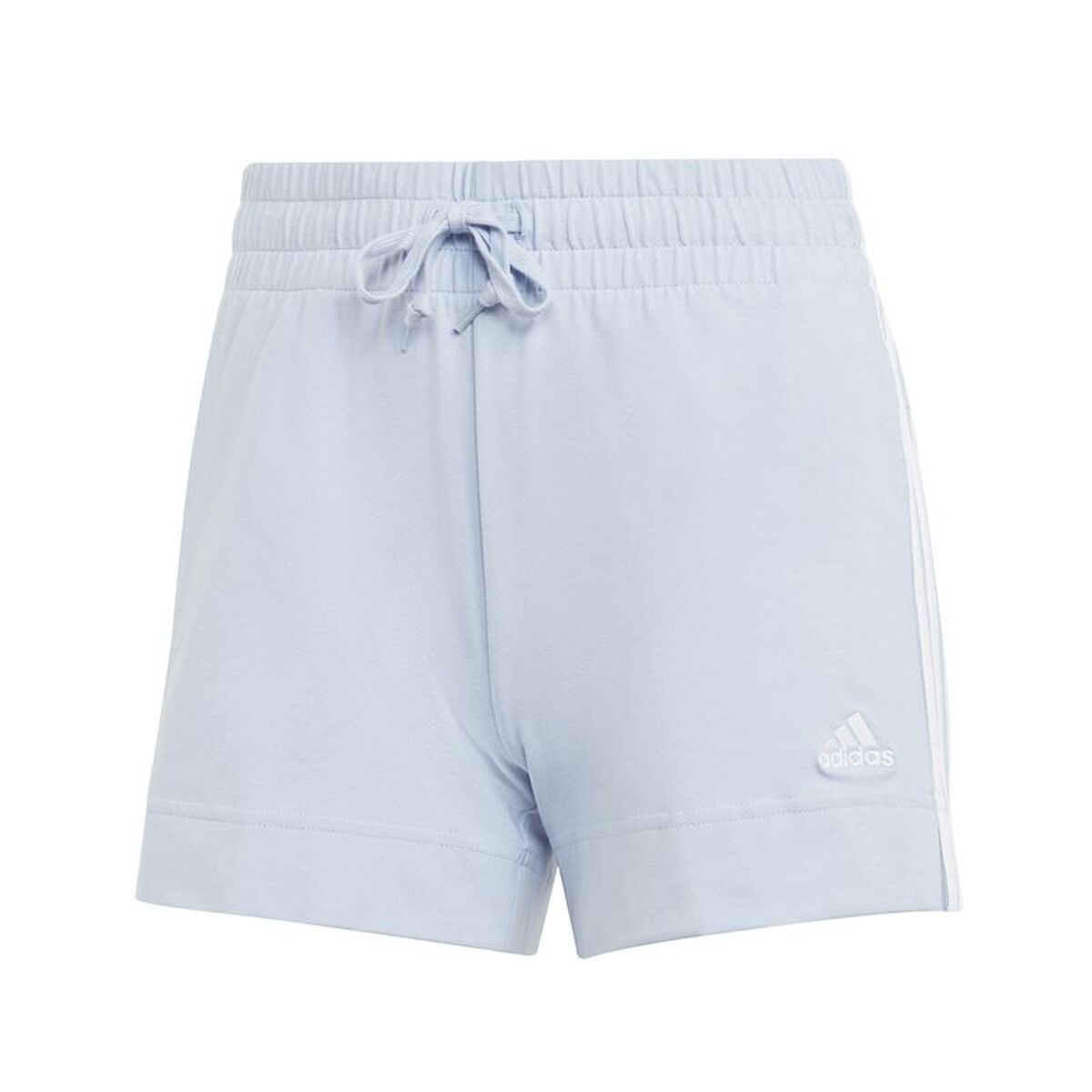 Pantaloncini Sportivi Da Donna Adidas 3s Sj Azzurro Chiaro Taglia:l