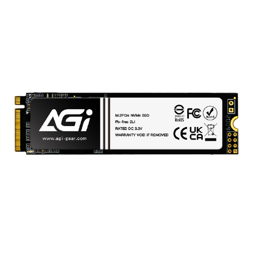 Agi Ssd Interno Ai828 1tb PcI-E 4.0 Nvme M.2 2280 7400/5000 Mbs R/w