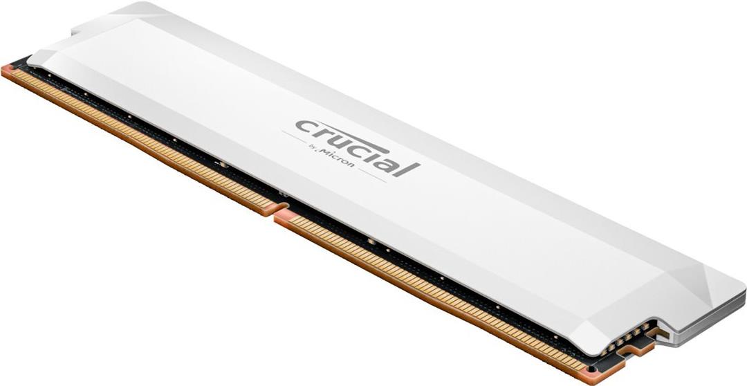 Crucial Pro - Overclocking Edition - Ddr5 - Modul - 16 Gb - Dimm 288-Pin - 6400 Mhz / Pc5-51200 - Cl38 - 1.35 V - Ungepuffert - NoN-Ecc - Weiß (cp16g