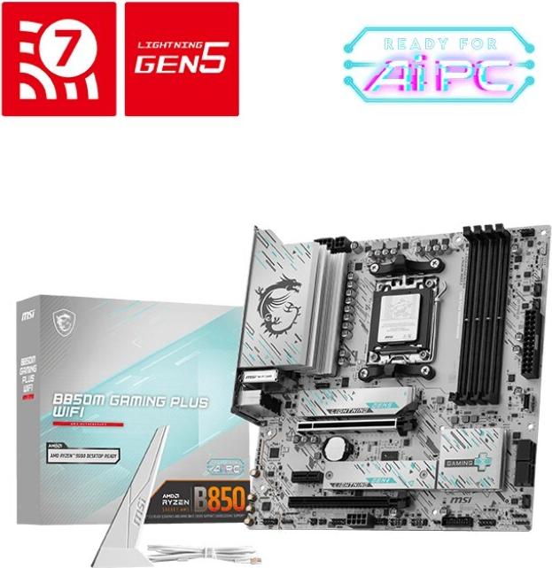 Msi B850m Gaming Plus Wifi (am5) (7e66-001r)