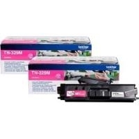 Brother Tn329m - 2eR-Pack - Magenta - Original - Tonerpatrone - Für Brother DcP-L8450cdw, MfC-L8850cdw, HL-L8350cdw, L8350cdwt, L8850cdw (tn329mtwin)