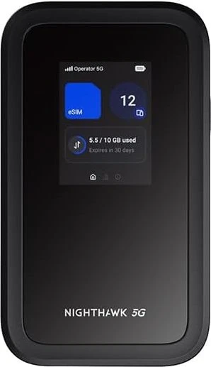 Netgear Nighthawk M7 - Mobiler Hotspot - 5g - 3.6 Gbps - WI-Fi 5, WI-Fi 6, WI-Fi 7 (mh7150-100eus)