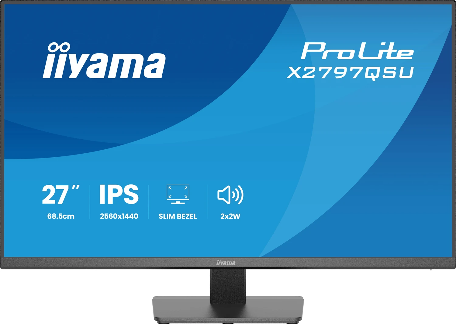 Iiyama Prolite X2797qsU-B1 LeD-Monitor 68,6?cm (27") Qhd – Hdmi/dp/usb – Schwarz