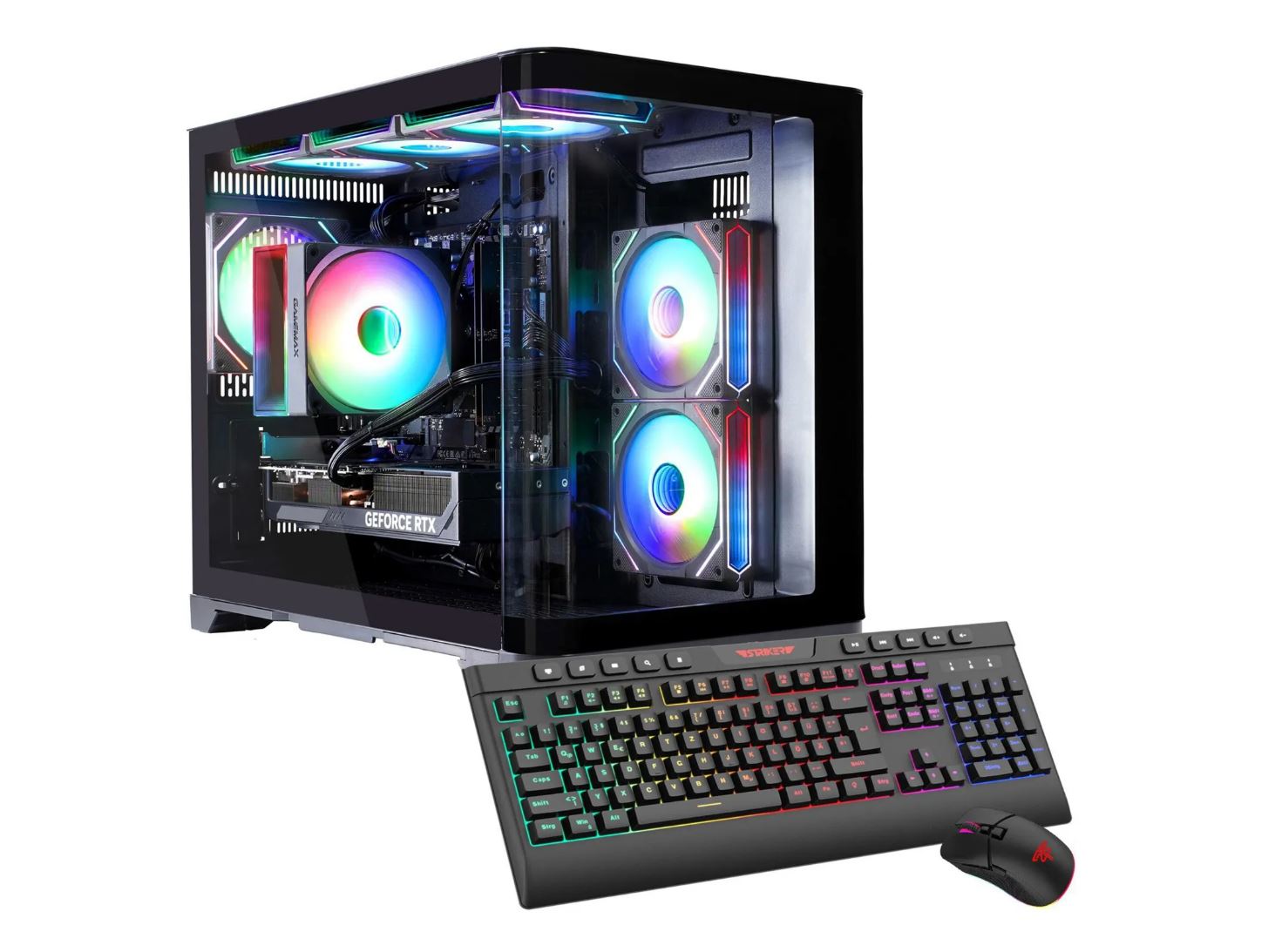 Hyrican Gamemax HypE-M Bk 7804 Gaming Pc Amd Ryzen 7 5700x 16gb 1tb Ssd Rtx 5070 Win11 (pck07804)