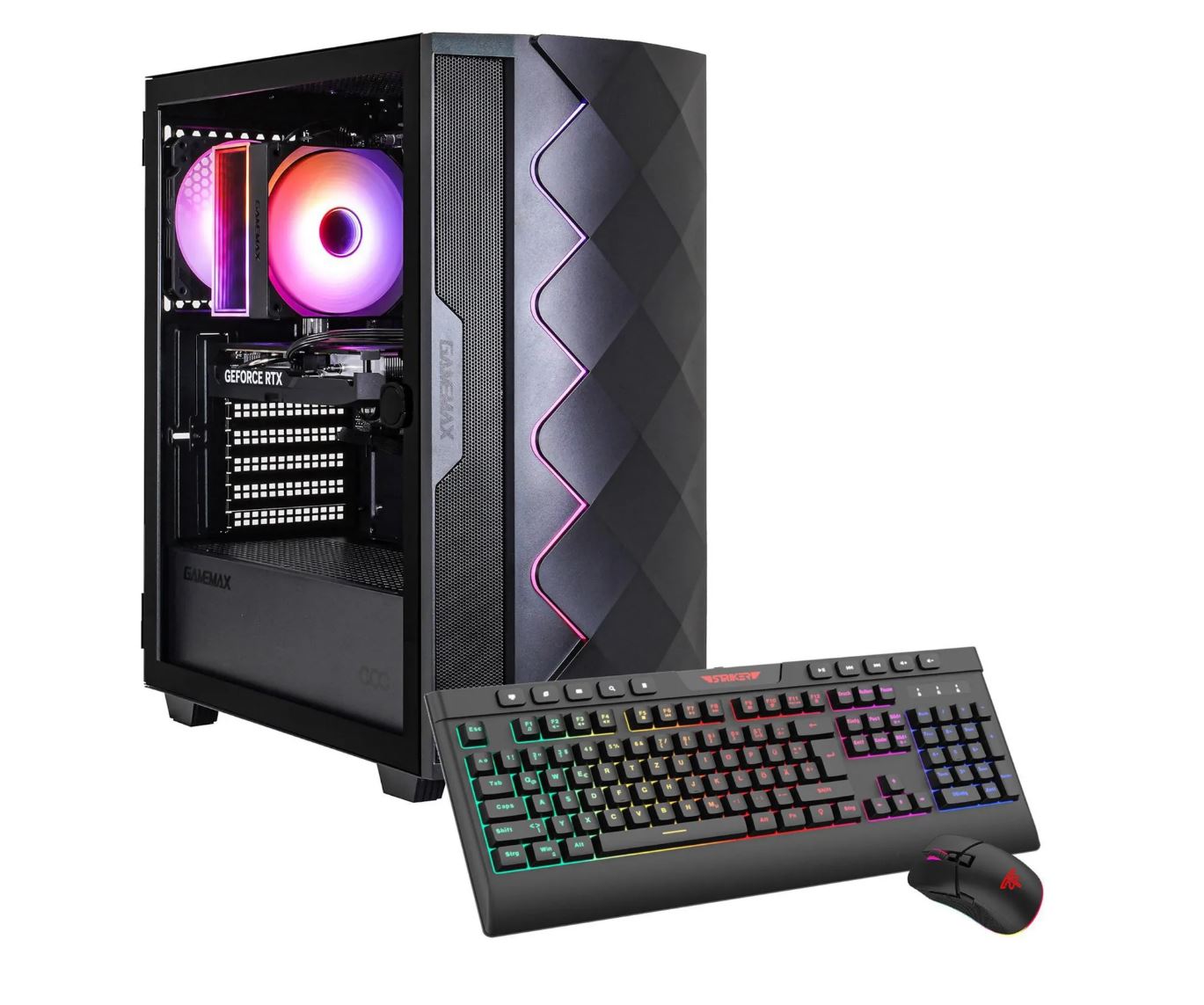 Hyrican Gamemax Diamond Bk 7795 GaminG-Pc (ryzen 5 5500, 16gb Ram, 1tb Ssd, Rtx 5050) (pck07795)