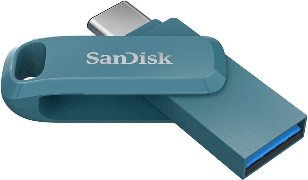 Sandisk Ultra Dual Drive Go - UsB-FlasH-Laufwerk - 1tb - Usb 3,1 Gen 1 / UsB-C - Navagio Bay (sdddc3-1t00-G46nbb)