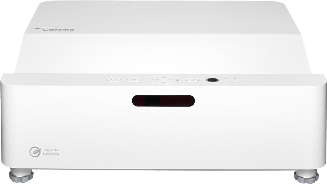 Optoma Zh430ust - DlP-Projektor - Laser - 3d - 4000 Lm - Full Hd (1920 X 1080) - 16:9 - 1080p - Ultra ShorT-ThroW-Objektiv - Weiß (e9pd7m601ez1)