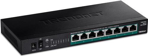 Trendnet Tpe Tg380 - Switch - Unmanaged - 8 X 10/100/1000/2.5g (poe+) - Desktop, Wandmontierbar - Poe+ (100 w)