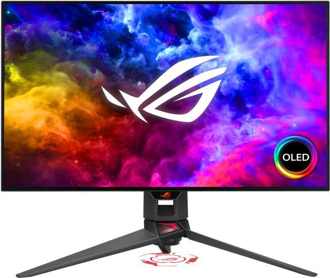 Asus Rog Swift Oled Pg27aqdm 67,3 Cm (26.5" ) 2560 X 1440 Pixel Wide Quad Hd Schwarz [energieklasse G] (90lm08q0-B01a70)
