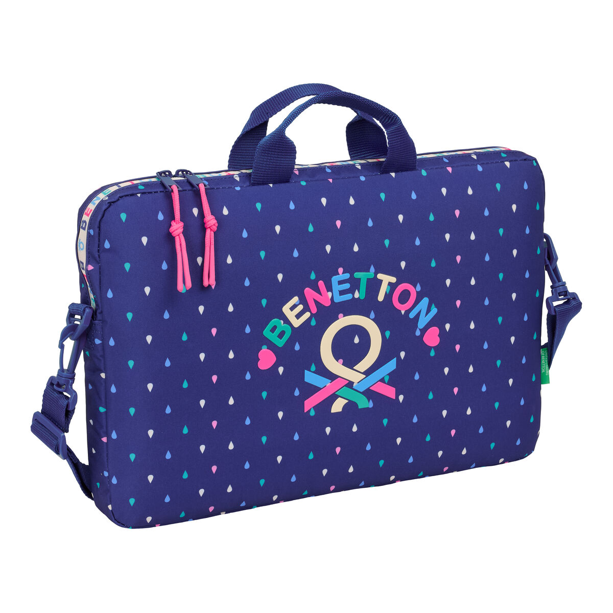 Valigetta Per Portatile Benetton Drop Multicolore 40 X 27 X 4 cm