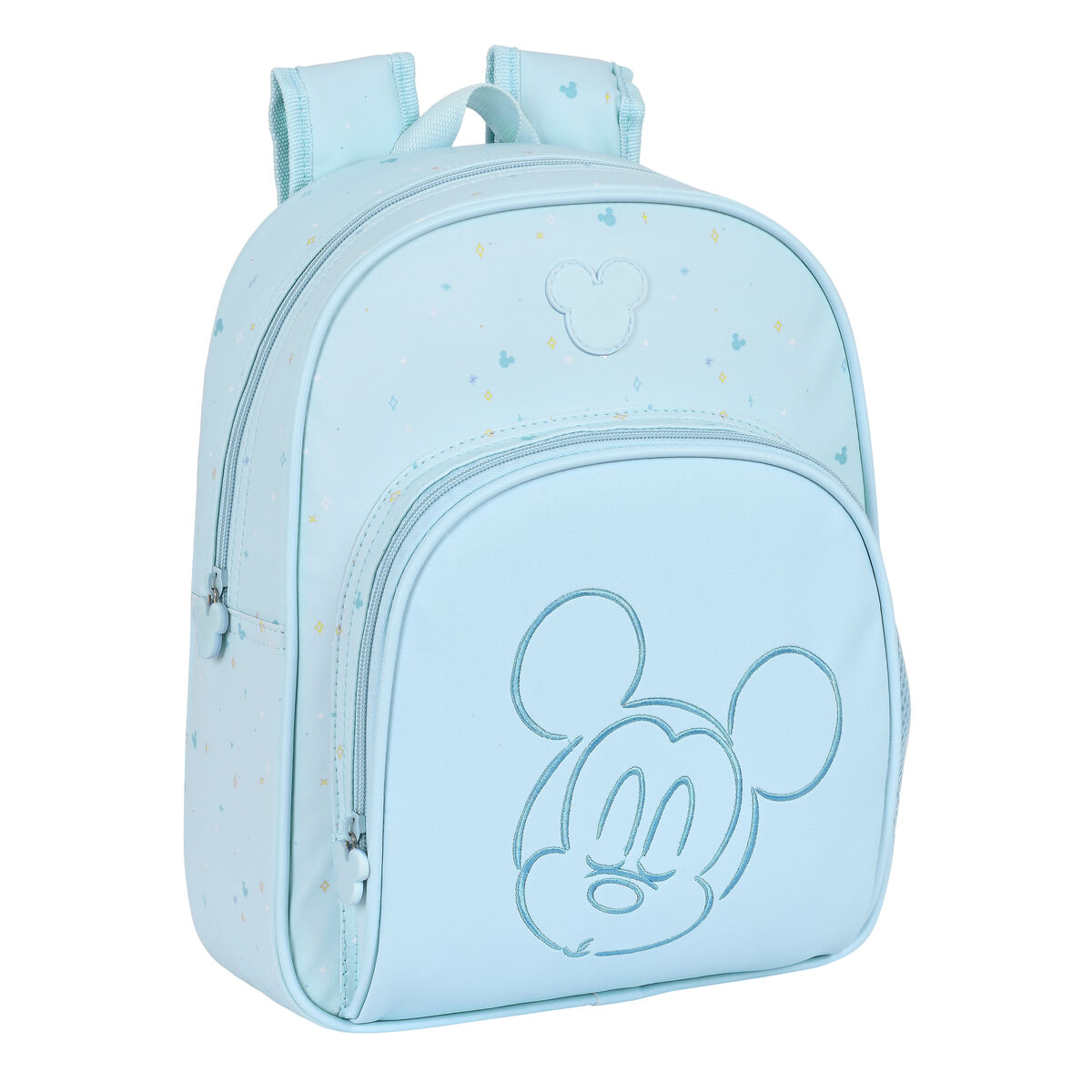 Zaino Scuola Mickey Mouse Clubhouse Baby Azzurro Chiaro 28 X 34 X 10 cm