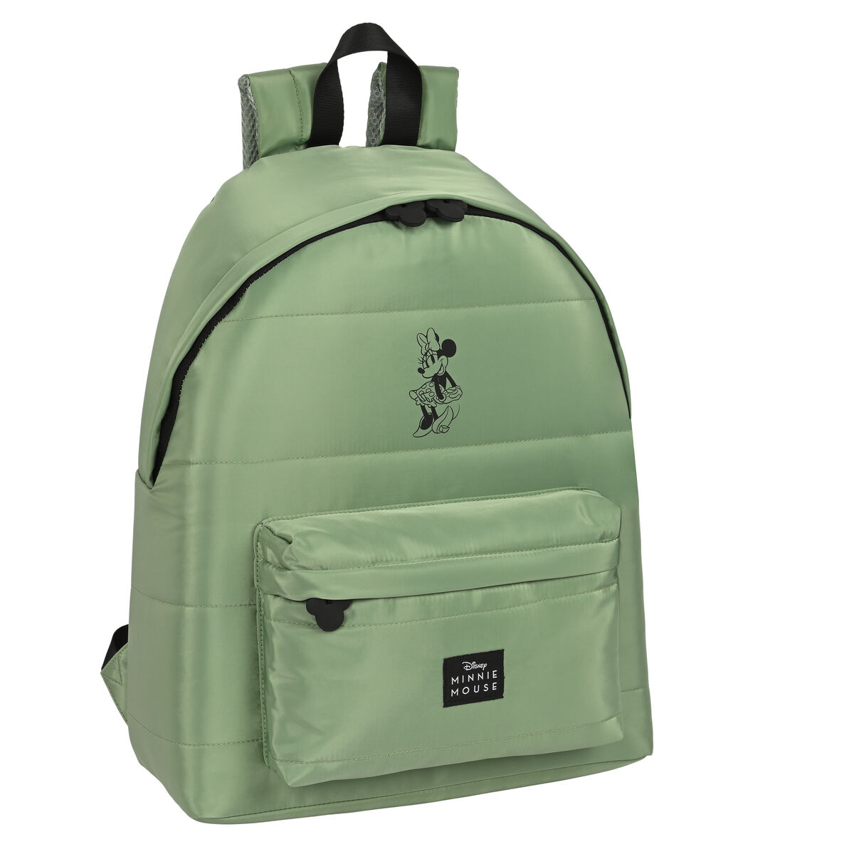 Zaino Scuola Minnie Mouse Mint Shadow Verde Militare (33 X 42 X 15 Cm)