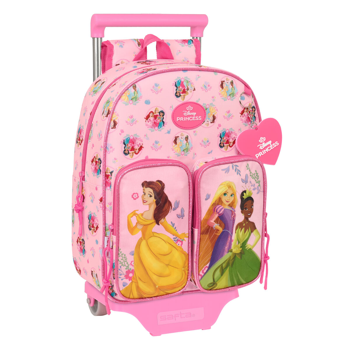 Zaino Scuola Disney Princess Rosa 26 X 11 X 67 Cm 26 X 34 X 11 cm