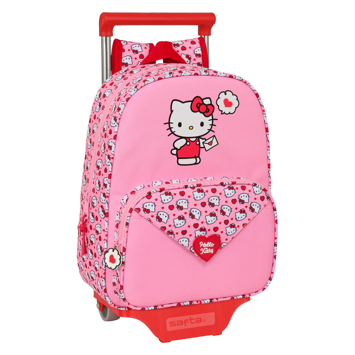 Zaino Scuola Hello Kitty Rosa 26 X 11 X 67 Cm 26 X 34 X 11 cm
