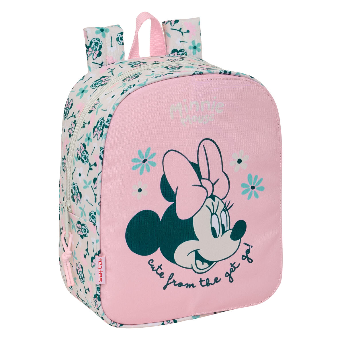 Zaino Scuola Minnie Mouse Minty Rosa 22 X 27 X 10 cm