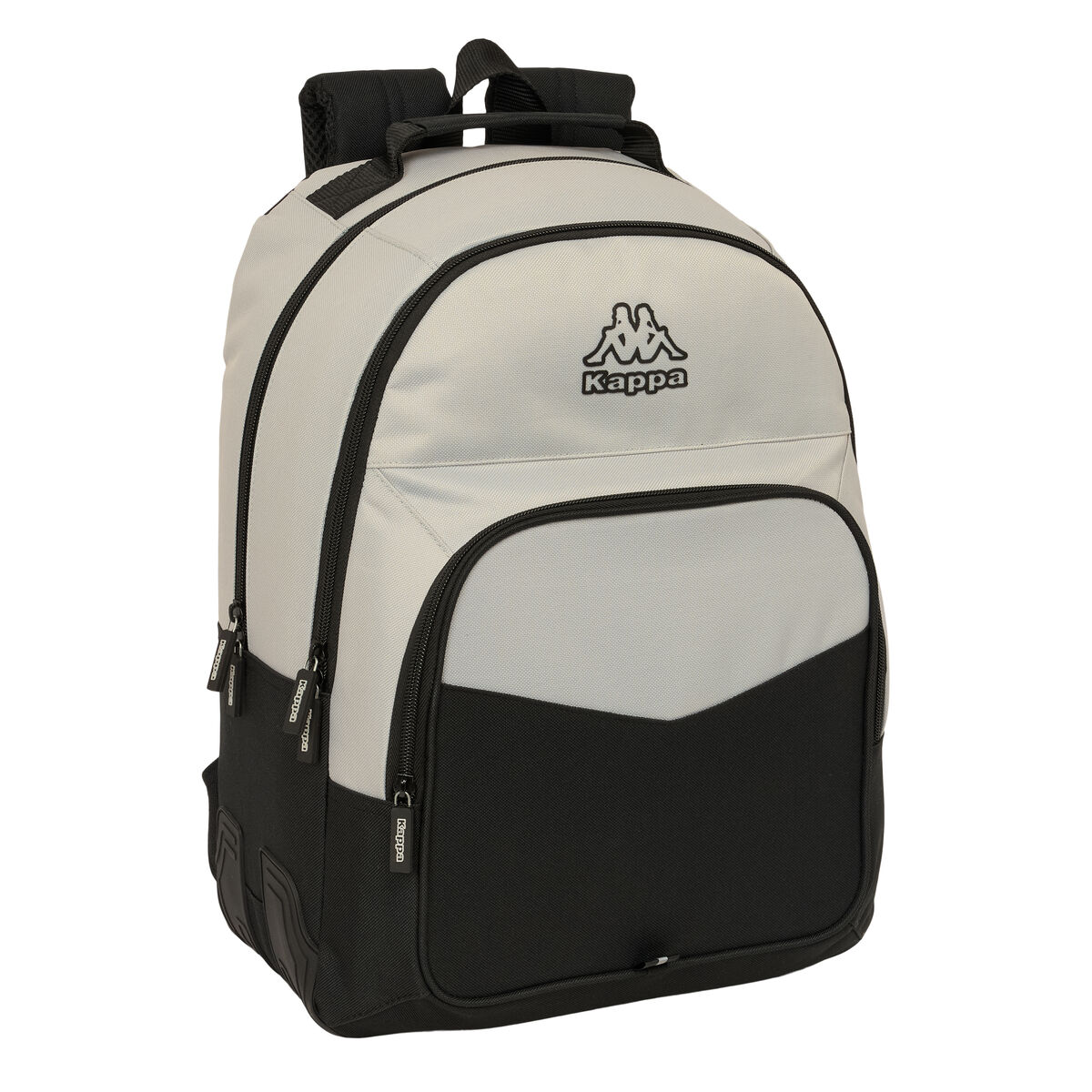 Zaino Scuola Kappa Grey Nero Grigio 32 X 42 X 15 cm