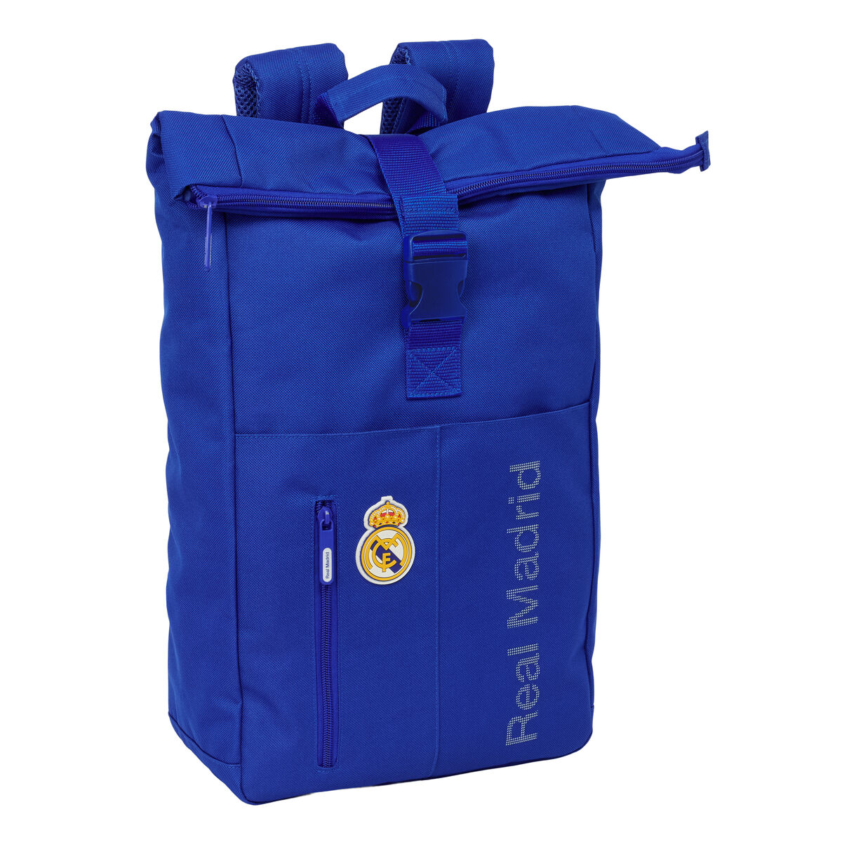 Zaino Scuola Real Madrid C.f. Azzurro 28 X 42 X 13 cm