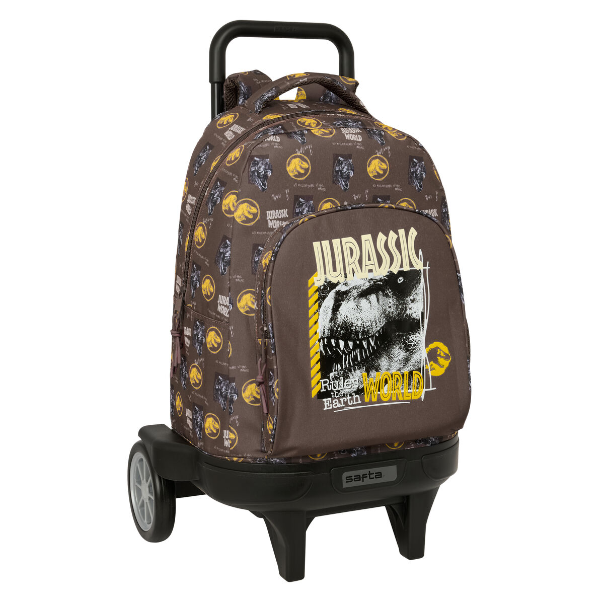 Zaino Scuola Jurassic World Marrone 33 X 45 X 22 cm