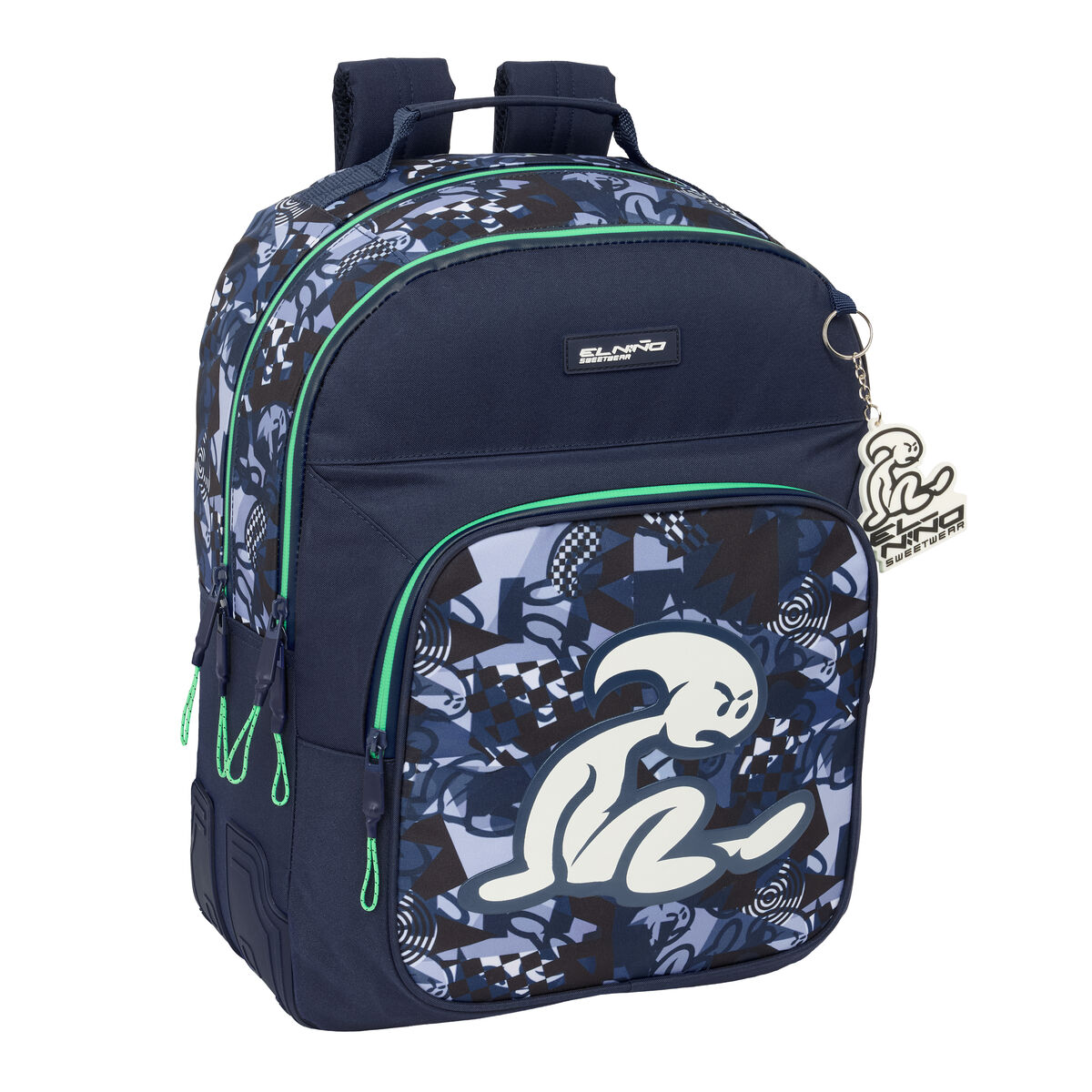 Zaino Scuola El Niño Navy Blu Marino 32 X 42 X 15 cm