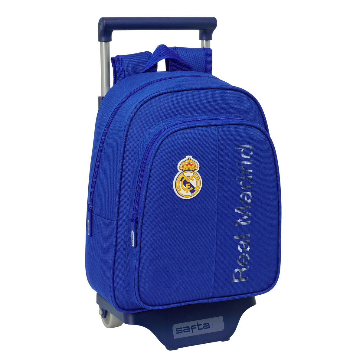Zaino Scuola Real Madrid C.f. Azzurro 27 X 10 X 67 Cm 27 X 33 X 10 cm