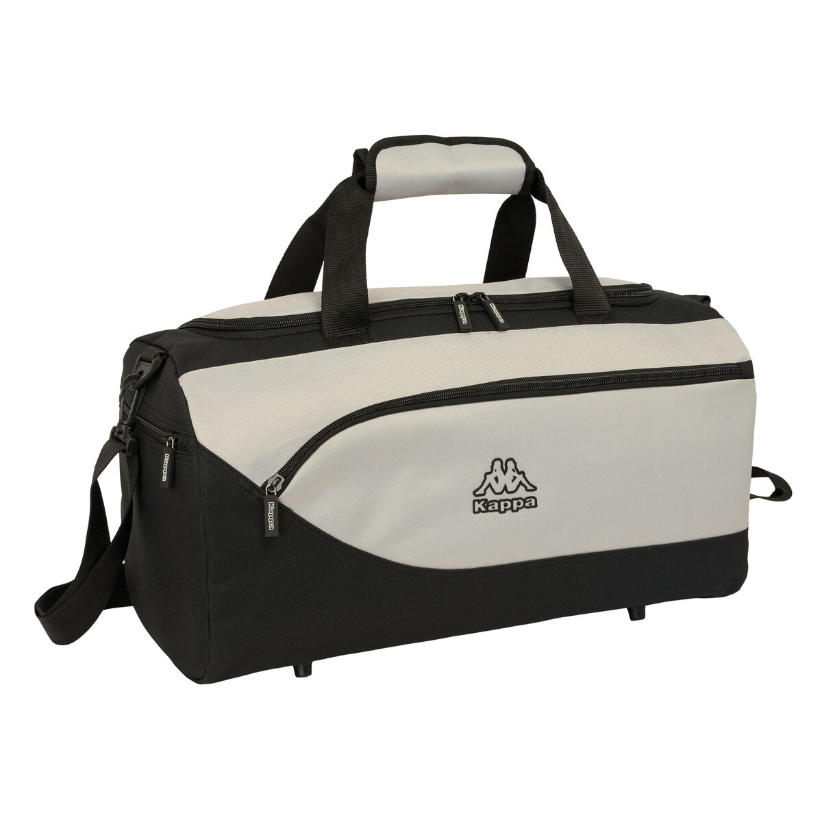 Borsa Da Palestra Kappa Grey Nero Grigio 50 X 25 X 25 cm