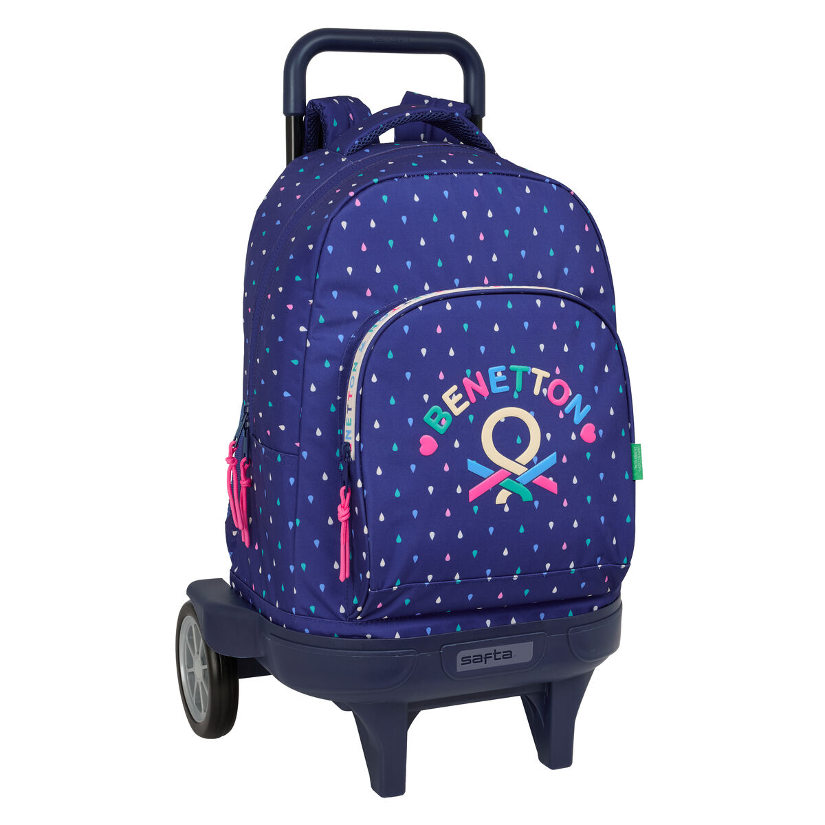 Zaino Scuola Benetton Drop Multicolore 33 X 45 X 22 cm