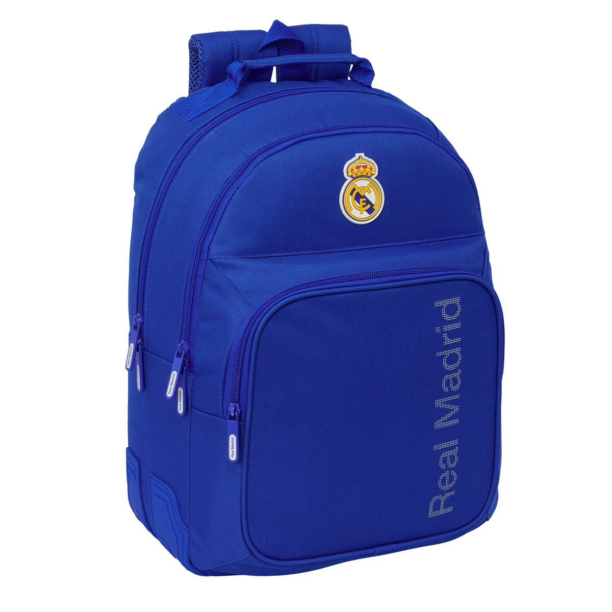 Zaino Scuola Real Madrid C.f. Azzurro 32 X 42 X 15 cm