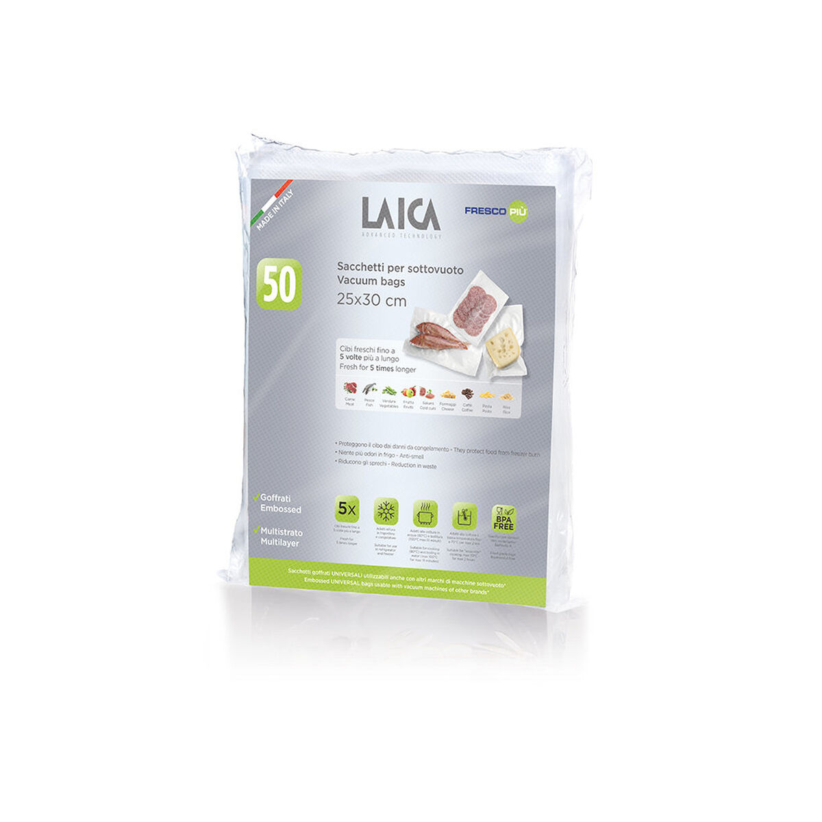 Buste Per Il Sottovuoto Laica Vt3501 20 X 28 cm