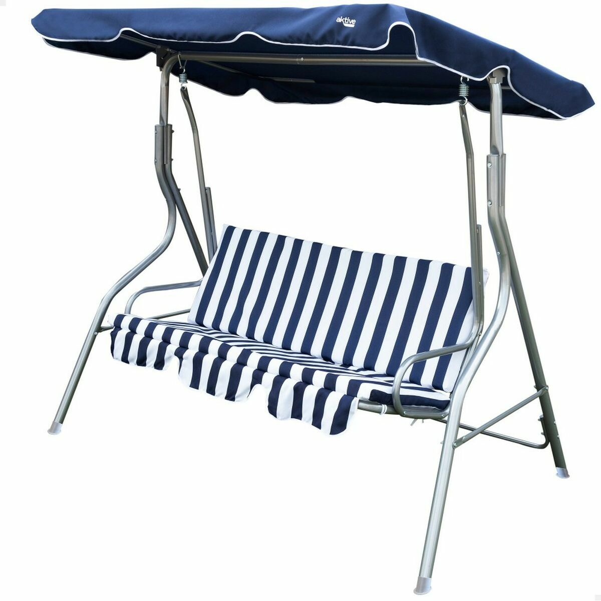 Altalena Basculante Aktive 3 Posti Azzurro Bianco 180 X 107 X 160 cm