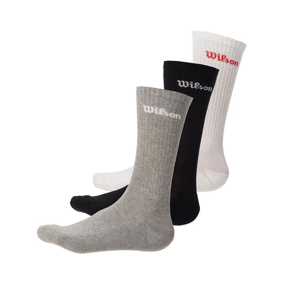 Pacco Di Calzini Wilson Crew Logo Sock 3 Pezzi Taglia Calzatura:31 - 35