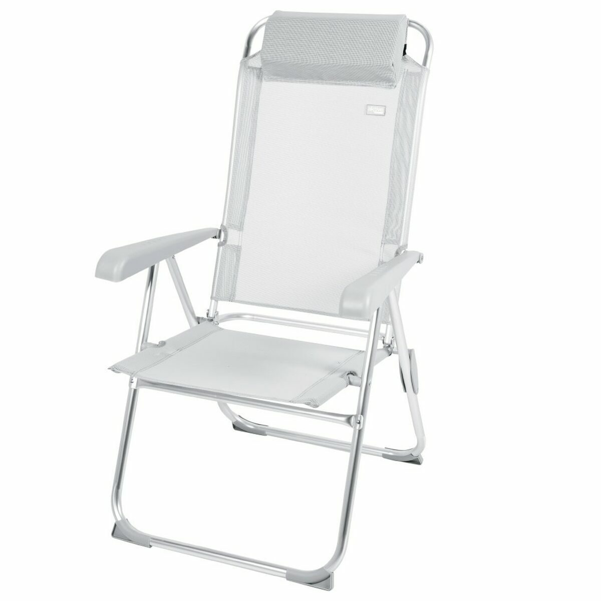 Sedia Pieghevole Aktive Reclinabile Grigio 44 X 55 X 101 cm