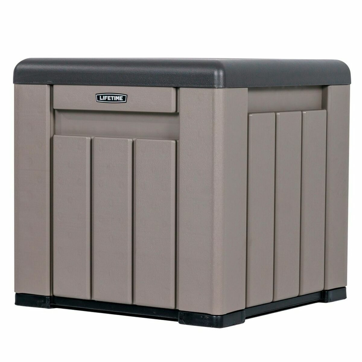 Scatola Portaoggetti Con Coperchio Lifetime Grigio 51,2 X 51,2 X 50,8 cm
