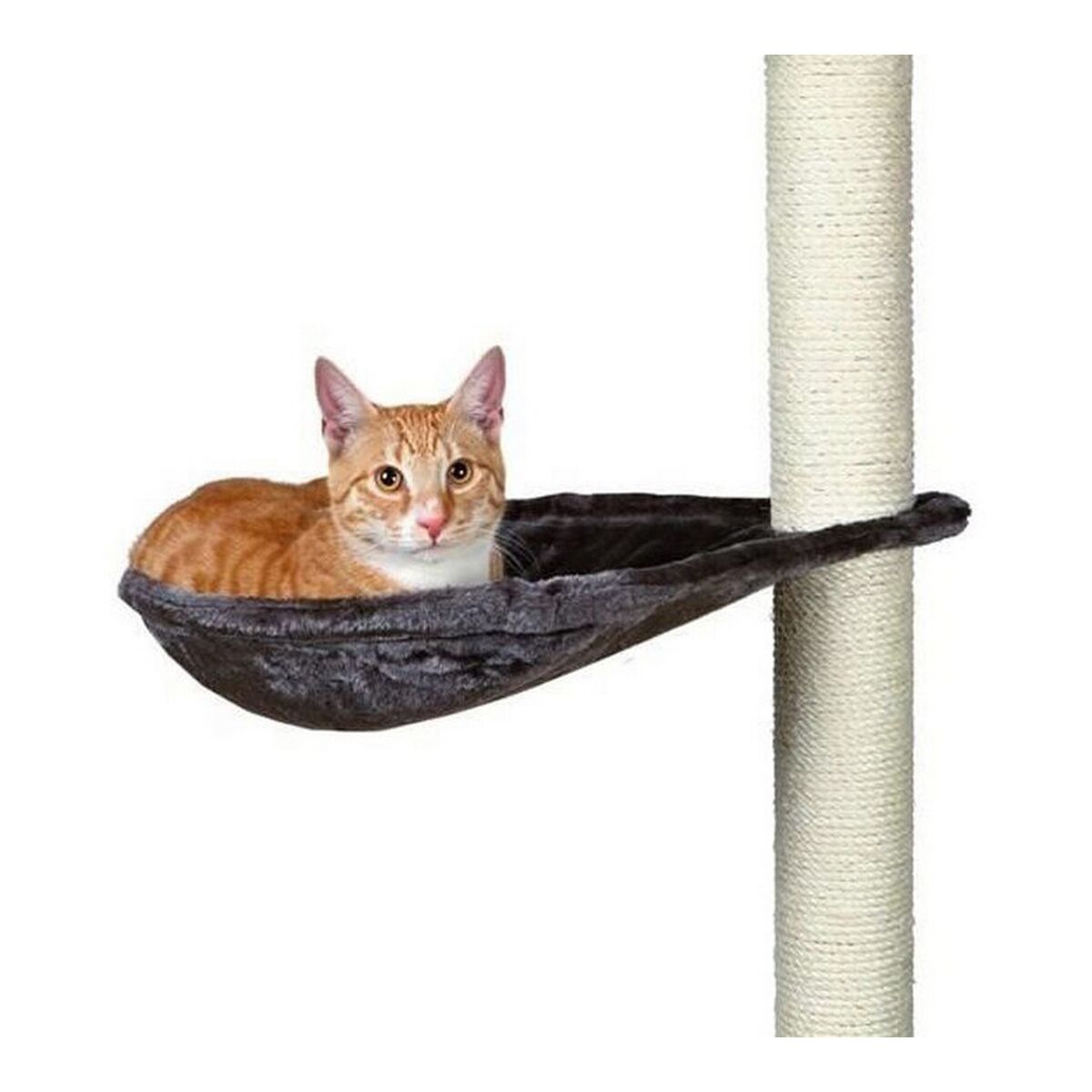 Amaca Pensile Per Gatti Trixie Hammock Grigio Metallo Ø 40 cm