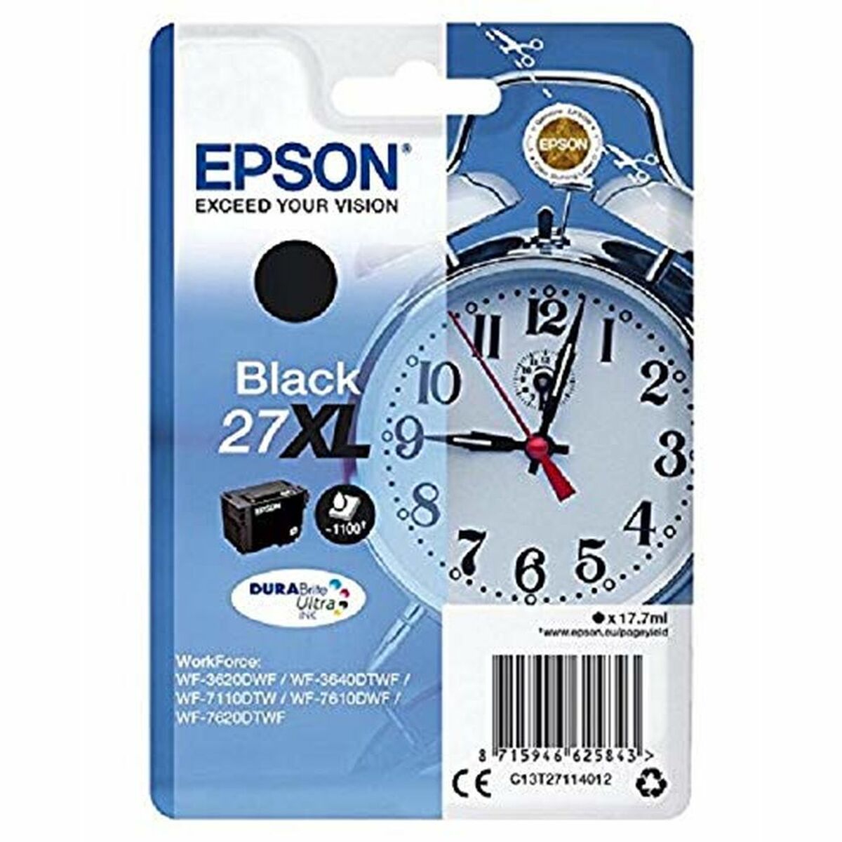 Cartuccia D'inchiostro Compatibile Epson C13t27114012 Nero