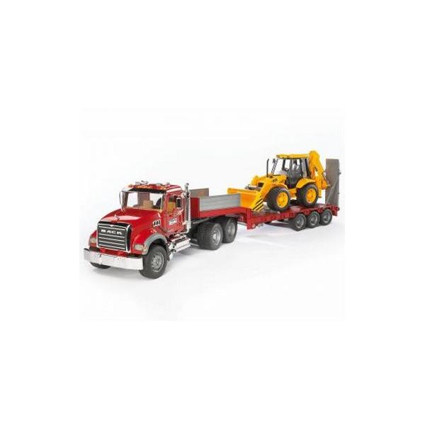 Bruder 02813 Veicolo Giocattolo (bruder - Mack GranitE-Lastbil Med Lav)