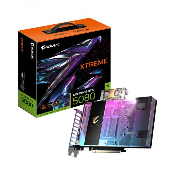 Gigabyte Aorus Geforce Rtx 5080 Xtreme Waterforce Wb 16g