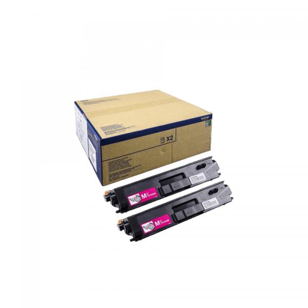 Brother Tn900m - 2eR-Pack - Magenta - Original