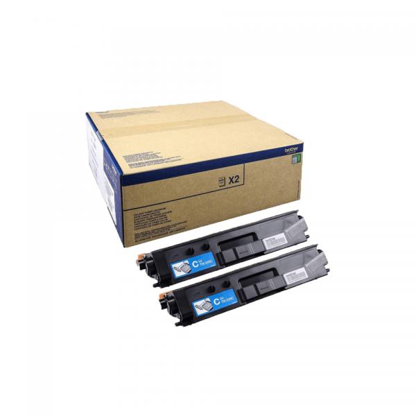 Brother Tn329c - 2eR-Pack - Cyan - Original - Tonerpatrone