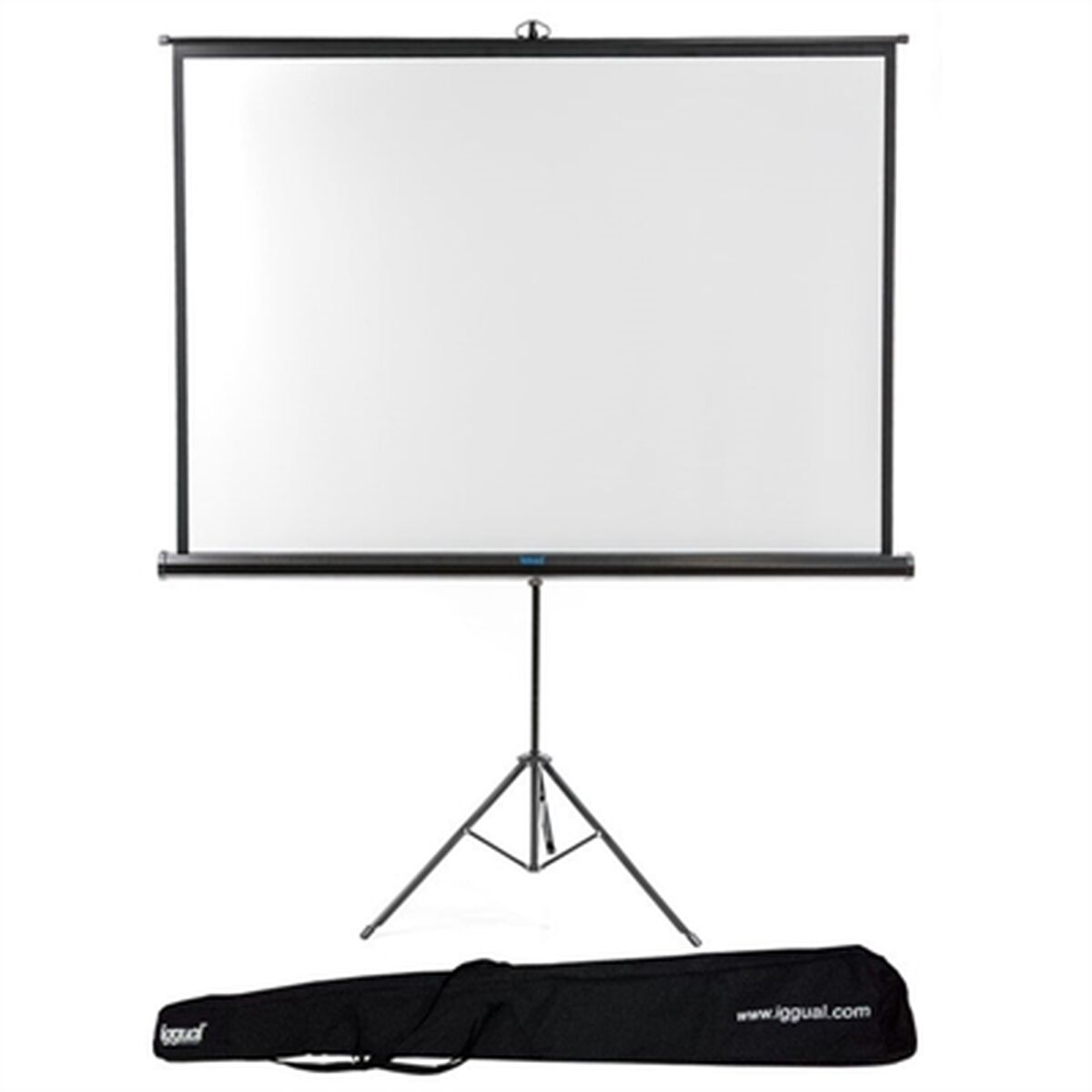 Schermo Di Proiezione Portatile Iggual Pantalla Mural 200x200cm Con Trípode