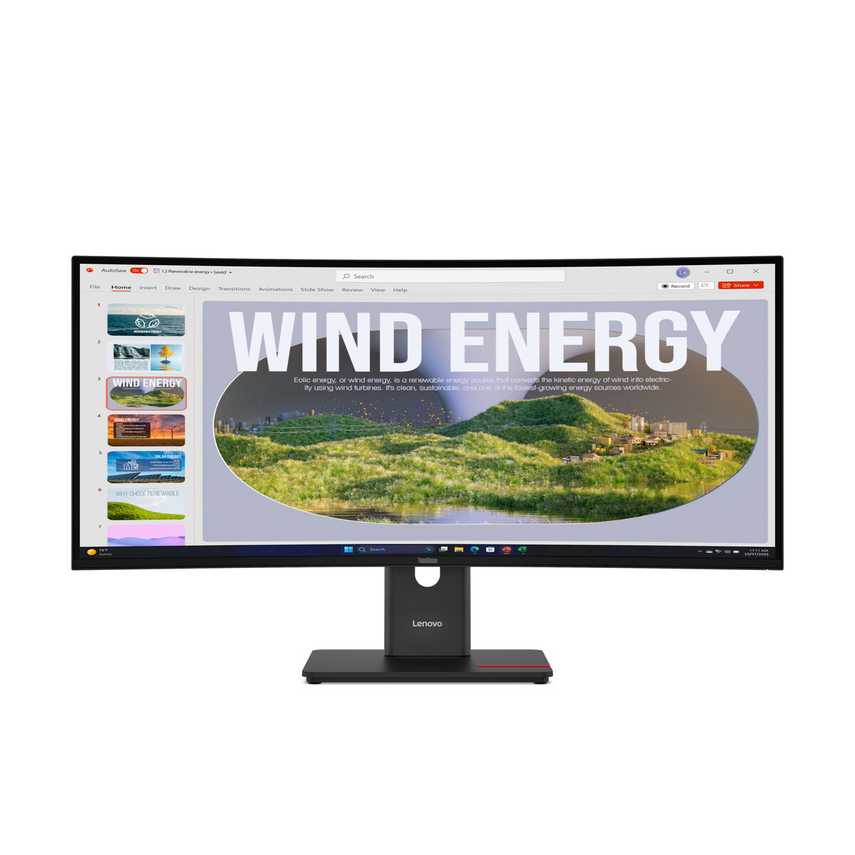 Monitor Lenovo 64aegat1eu 34" Wide Quad hd