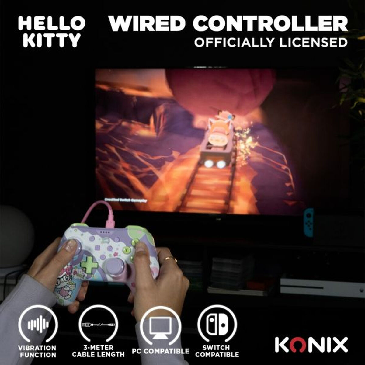 Controller Gaming Konix Hello Kitty - Image 6