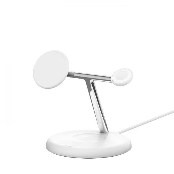 Belkin Wiz023mywh Caricabatterie Per Dispositivi Mobili Cuffie, Smartphone, Orologio Intelligente Bianco Usb Carica Wireless Interno (boost Charge pr