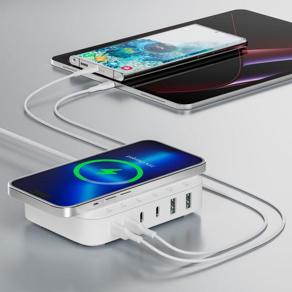 4smarts 540570 Organizzatore Per Stazioni Di Carica Libera Installazione Bianco (4smarts - Opladningsstation - 7 I 1 -) - Image 3