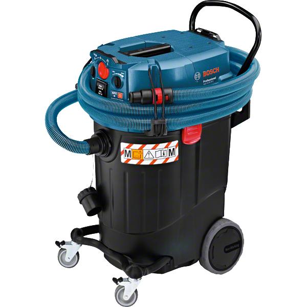 Bosch 0 601 9c3 300 Aspirapolvere A Traino 55 L Aspiratore A Cilindro Secco E Bagnato 1380 W Senza Sacchetto (bosch Professional Gas 55 M Afc - St?v)
