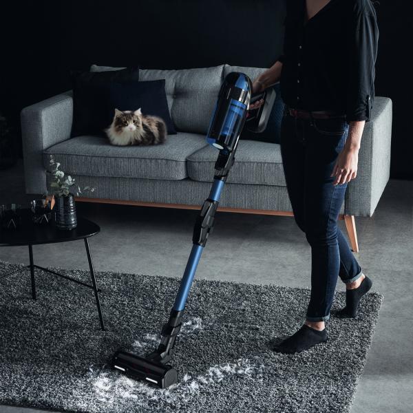Rowenta Rh98c0 Aspirapolvere A Bastone 2 In 1 Batteria Secco E Bagnato Senza Sacchetto 0,9 L 320 W Blu, Grigio (rowenta X-Force Flex 12.60 Rh98c0 Ste - Image 3