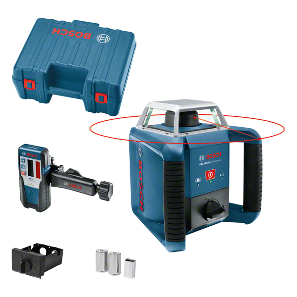 Bosch Grl 400 H Livella Rotatoria 400 M 635 Nm [< 1 Mw] (bosch Professional Grl400hset Tricase)