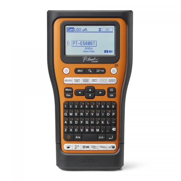 Brother PT-E560btsp Stampante Per Etichette [cd] Trasferimento Termico 180 X 180 Dpi 30 Mm/s Con Cavo E Senza Cavo Hse/tze Bluetooth Qwerty (brother