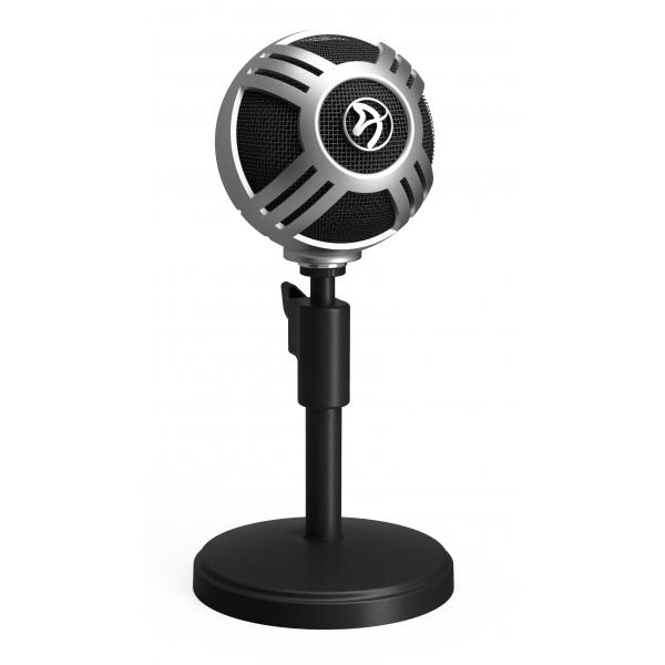 Arozzi Sfera Pro Nero, Argento Microfono Da Tavolo (arozzi Sfera Pro Microphone - Silver)
