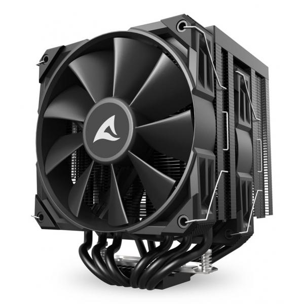 Sharkoon A60 Processore Raffreddatore D'aria 12 Cm Nero 1 Pz (sharkoon A60 Processor Luftk?ler 12 Cm)