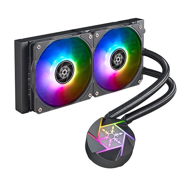 Silverstone Vida 240 Slim Case Per Computer Kit Di Raffreddamento A Liquido 12 Cm Nero (silverstone Vida 240 Slim, KompletT-Wa)